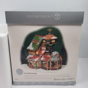 Department 56 North Pole Series Toot's Model Train Mfg. 25th Anniversary